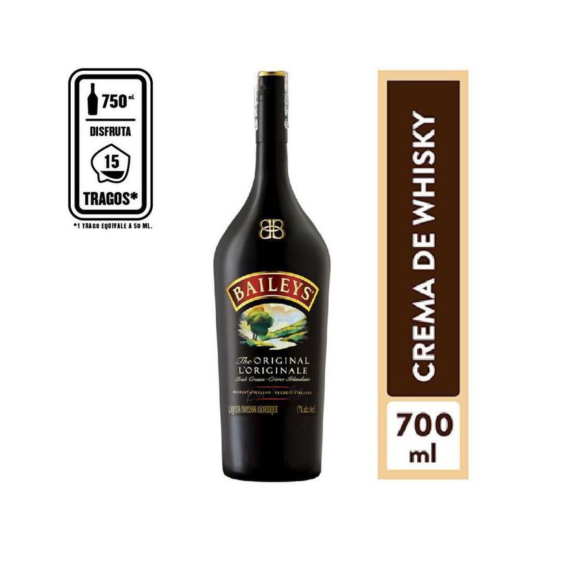 Crema de Whisky Baileys 700ml