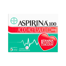 Aspirina 100 Mg 28 Tabletas
